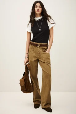 FIMA pantalon large fluide