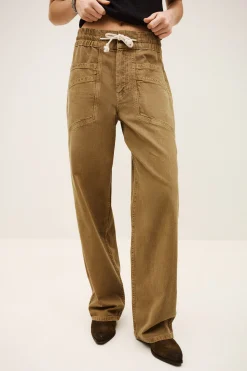 FIMA pantalon large fluide