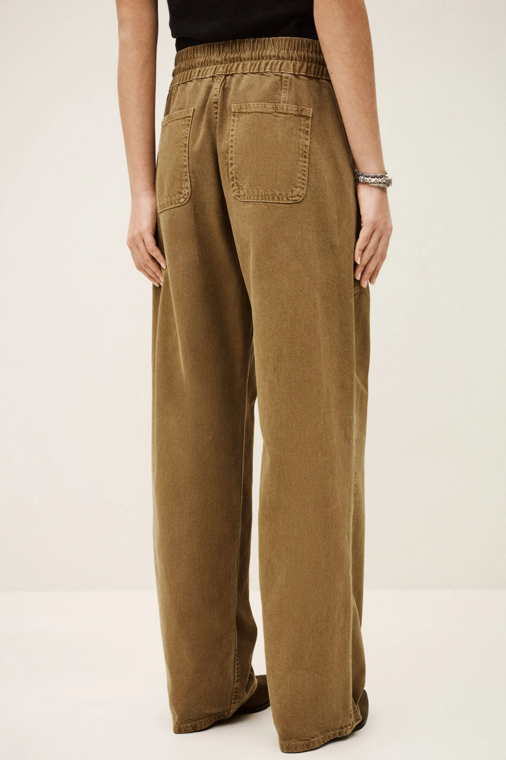 FIMA pantalon large fluide