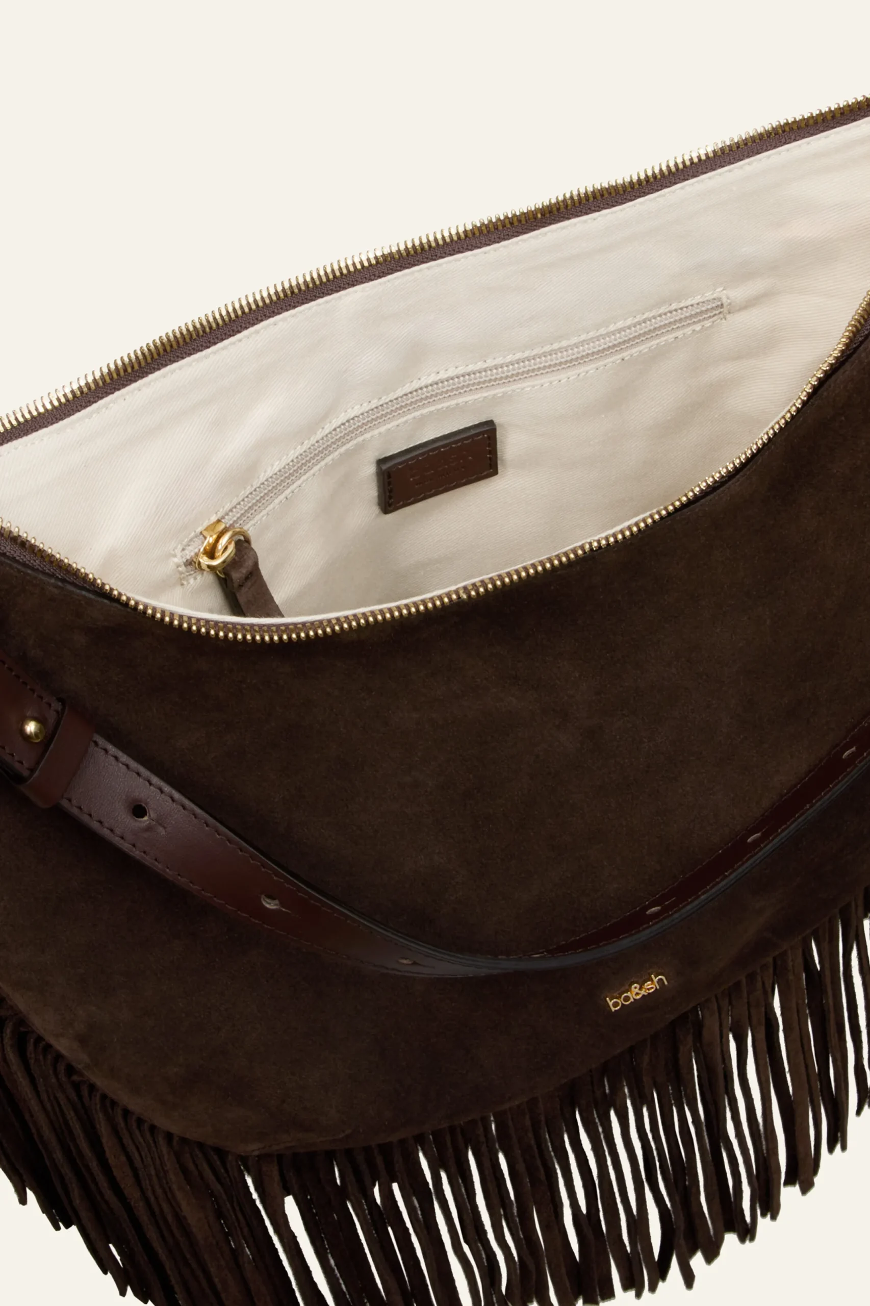 FRANGES sac hobo franges