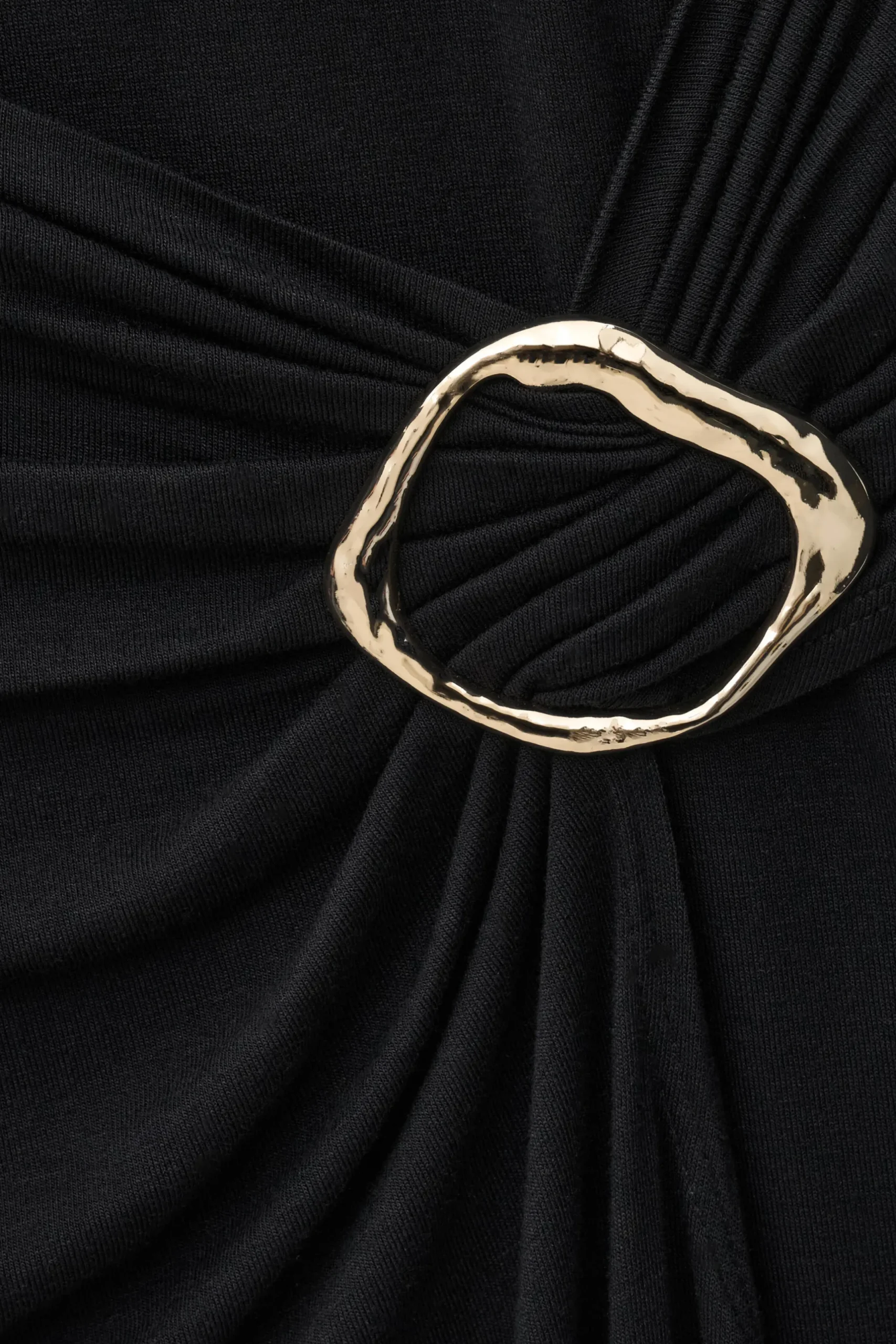 GALTEA robe midi drapée