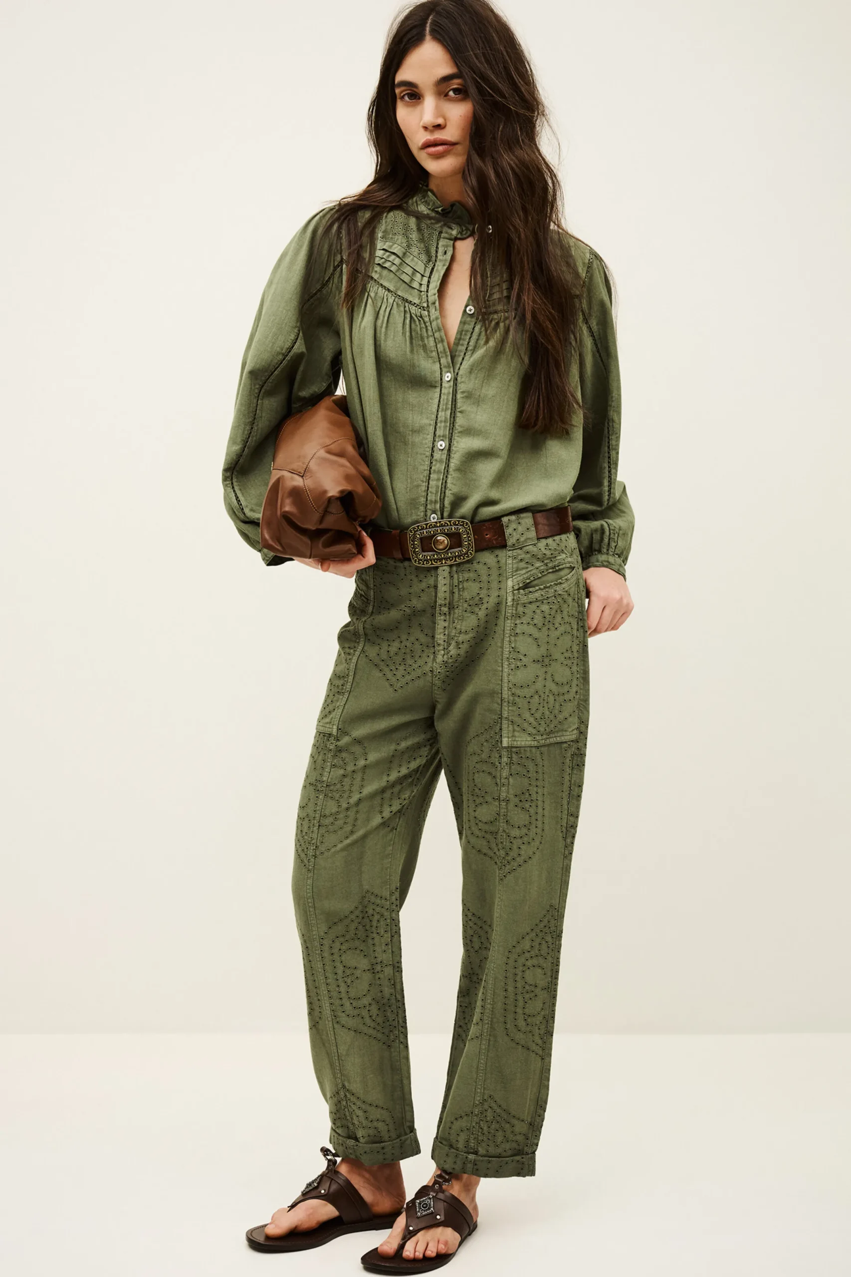 GIANY pantalon carotte