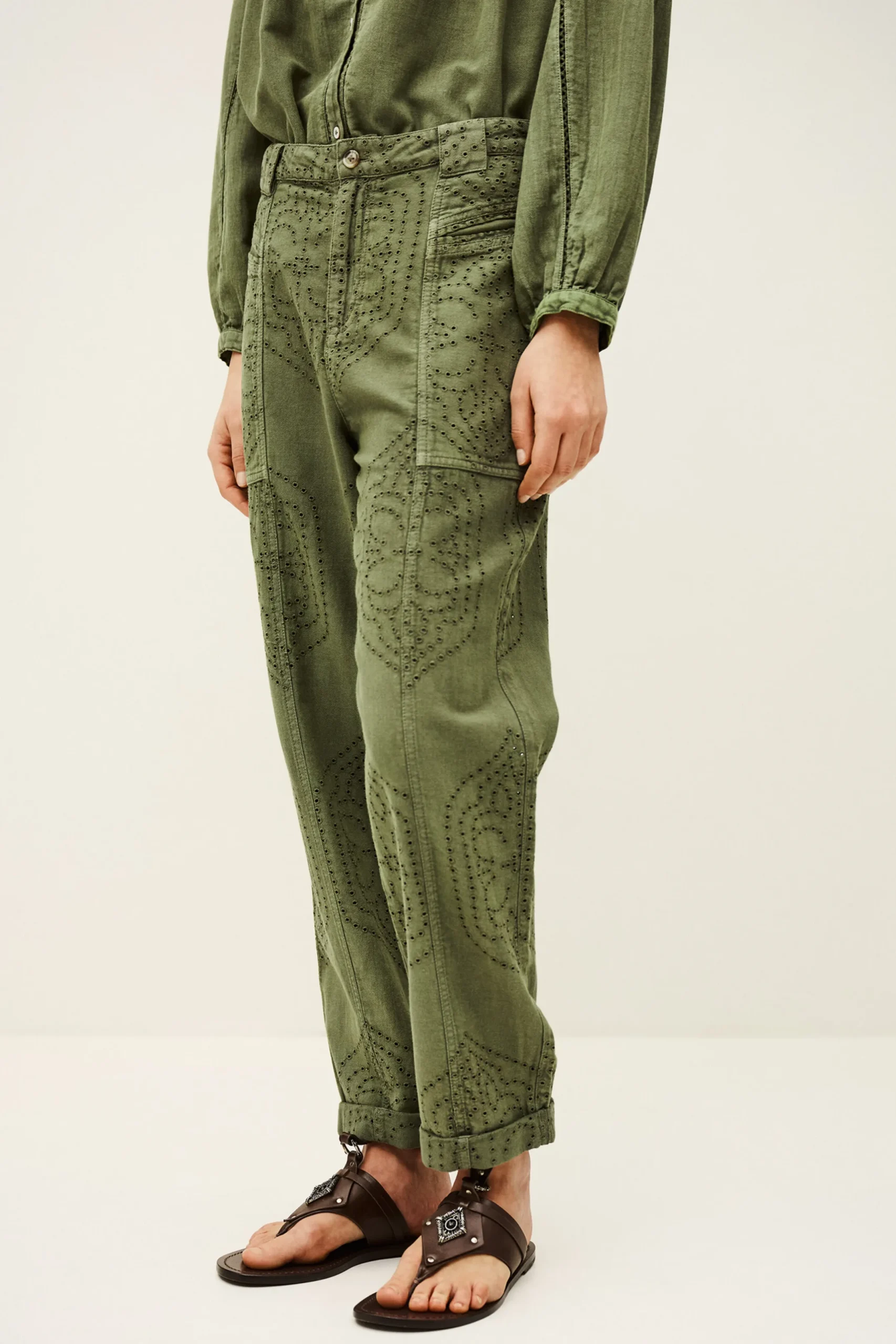 GIANY pantalon carotte