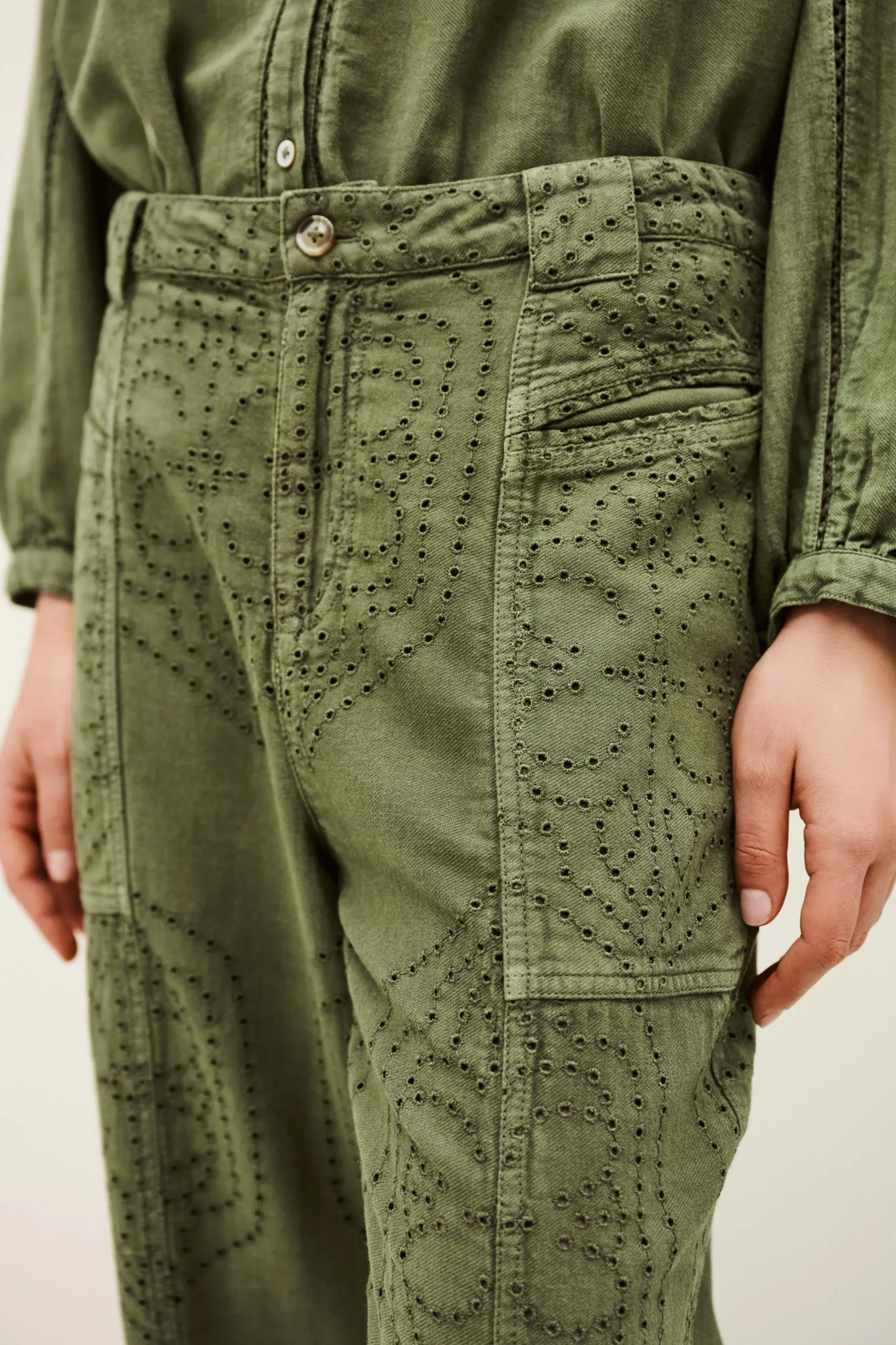 GIANY pantalon carotte