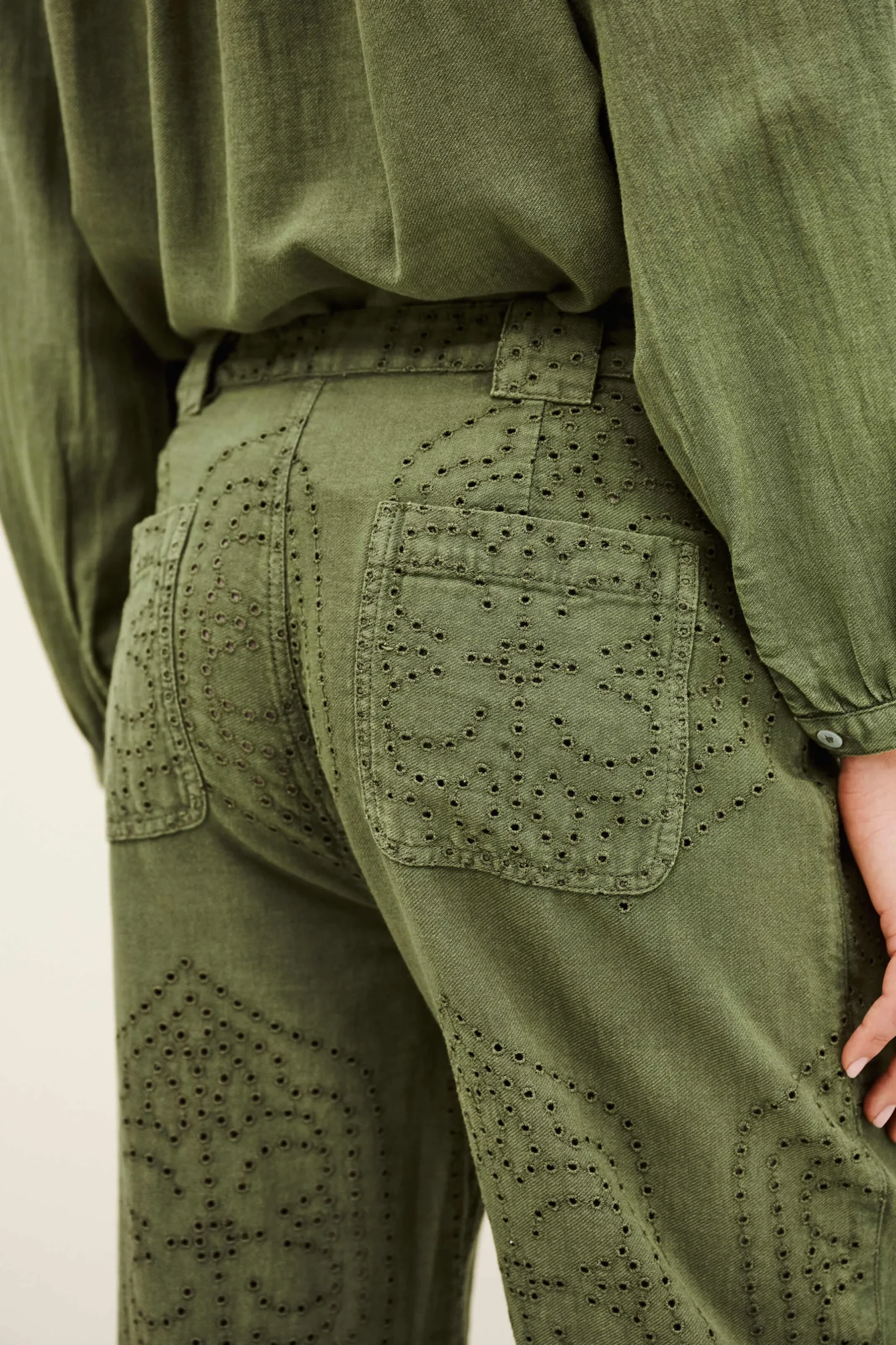 GIANY pantalon carotte