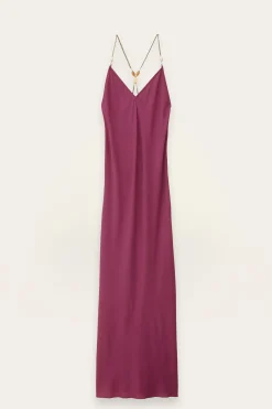 HANY robe dos nu viscose fluide
