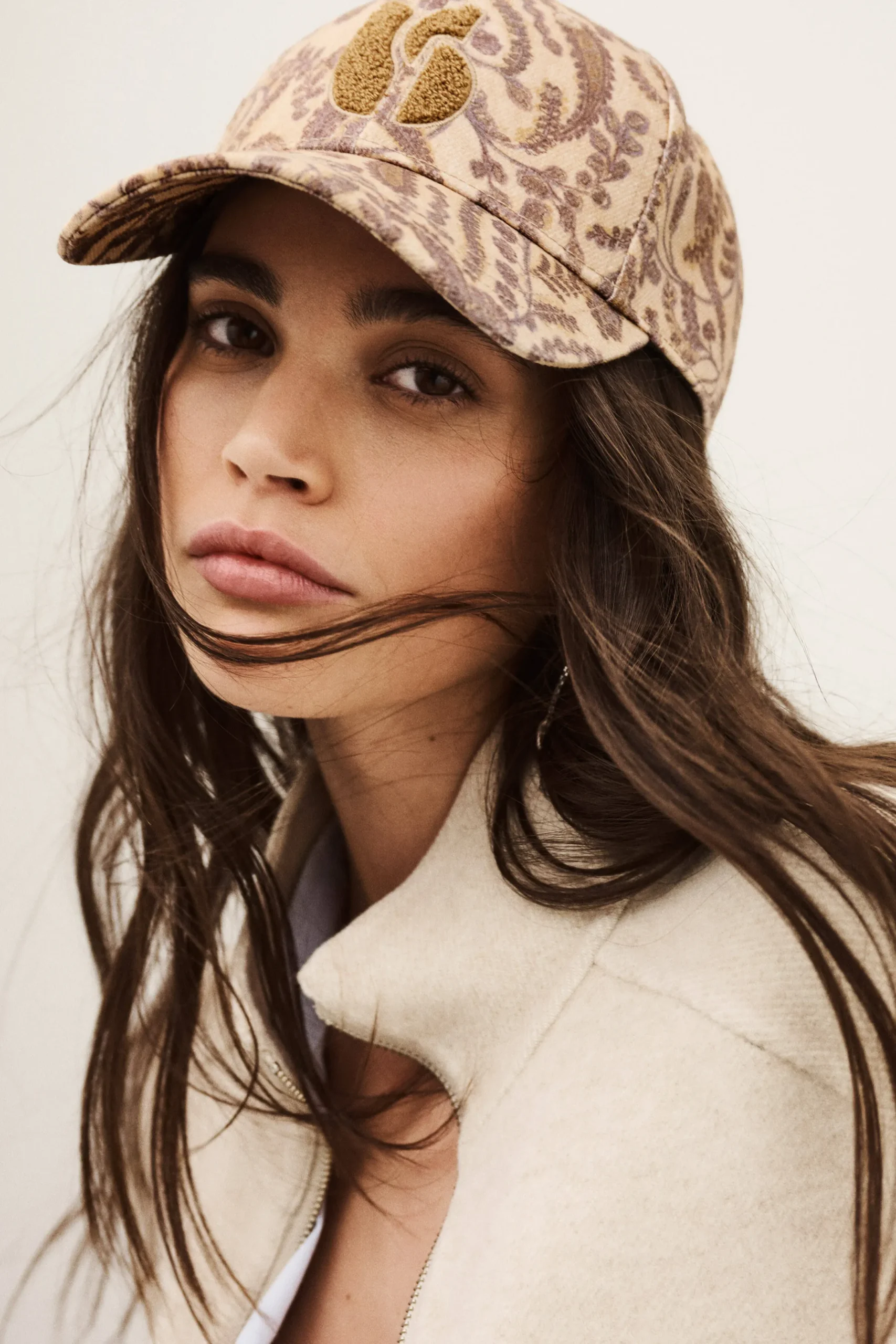 HARI casquette coton imprimée