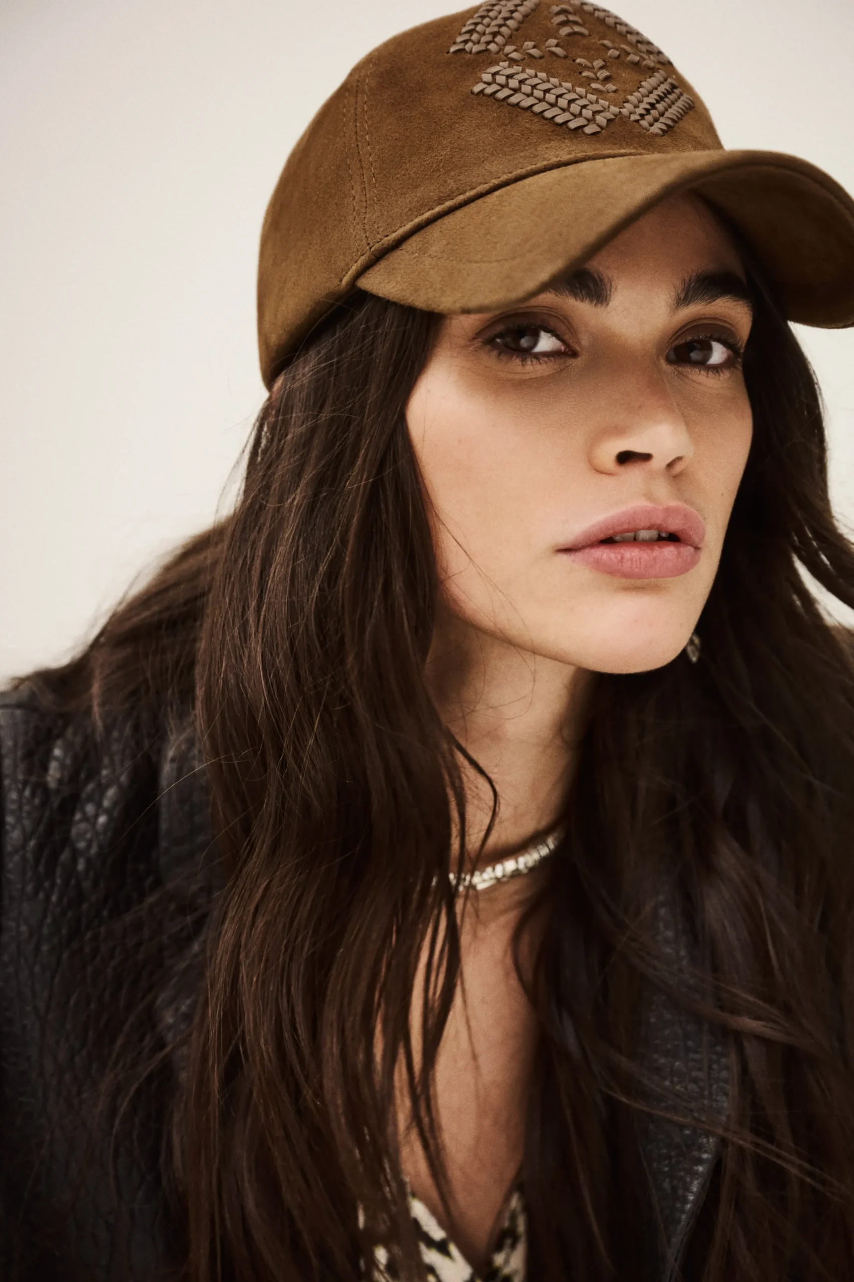 HARSHA casquette cuir