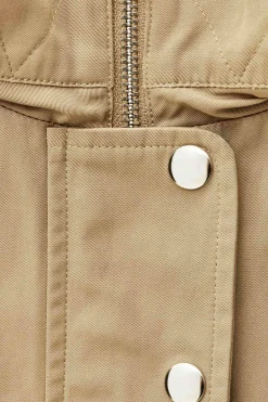 ILIO parka longue ceinturée