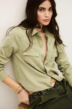 JADA chemise longue western