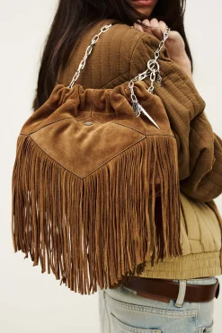 JUNE mini sac daim