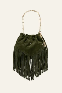 JUNE mini sac daim
