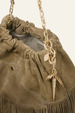 JUNE mini sac daim