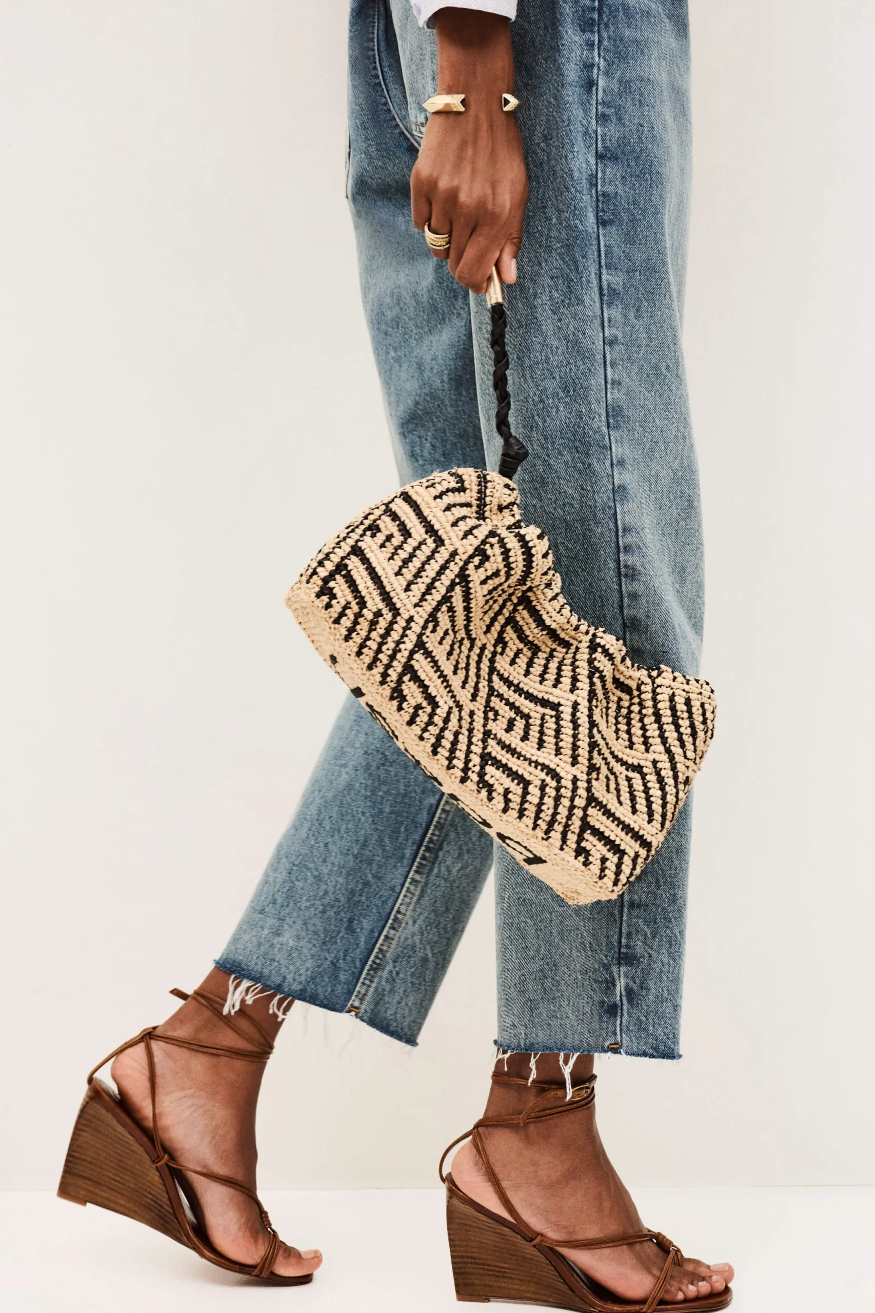 JUNE sac en raphia