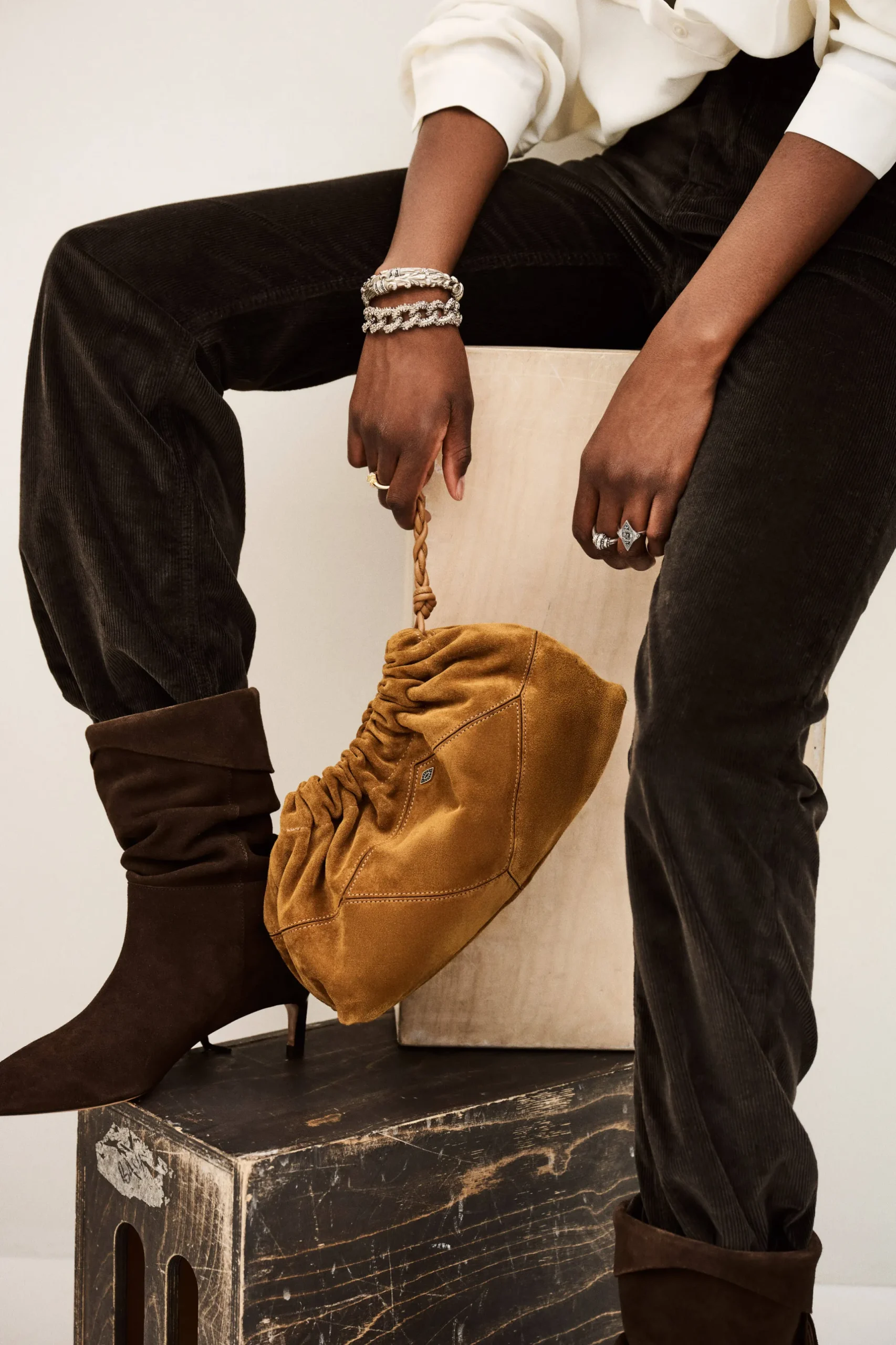 JUNE sac JUNE en suede
