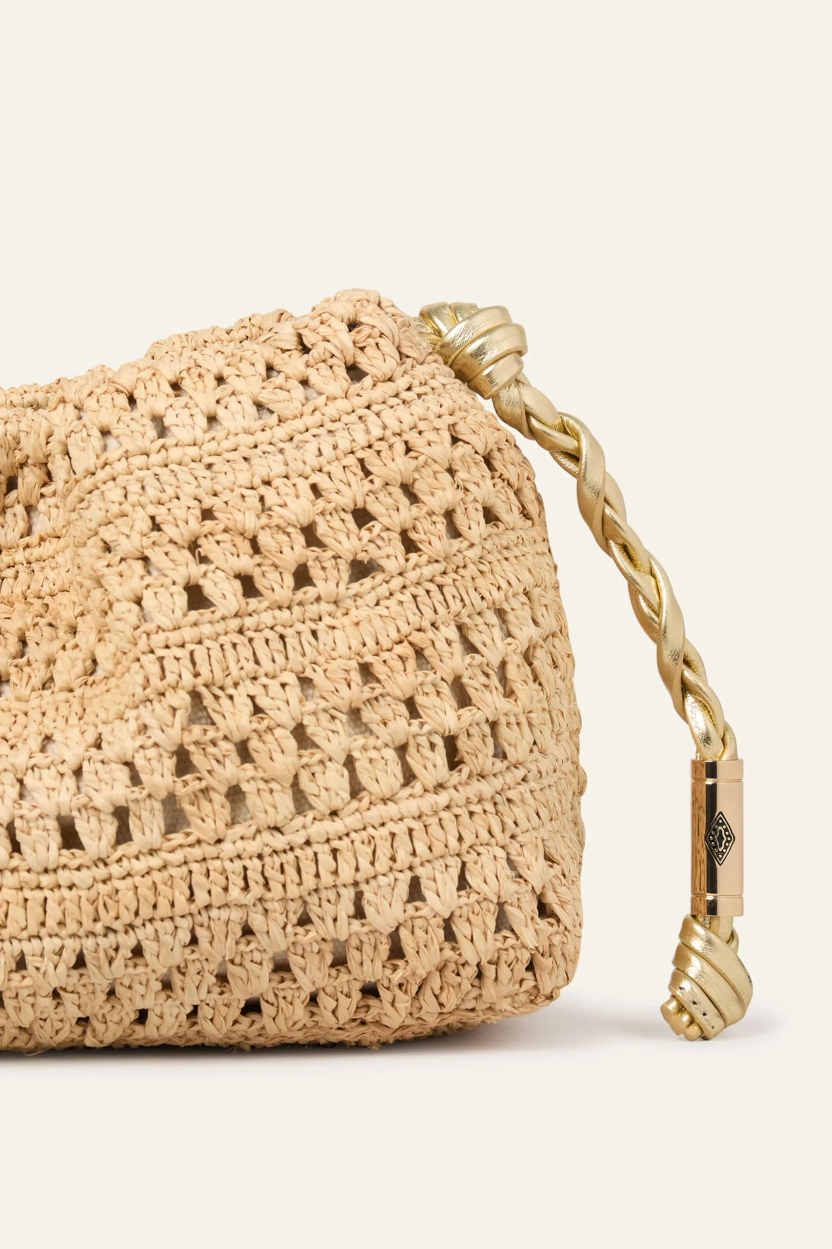 JUNE sac miniature en raphia