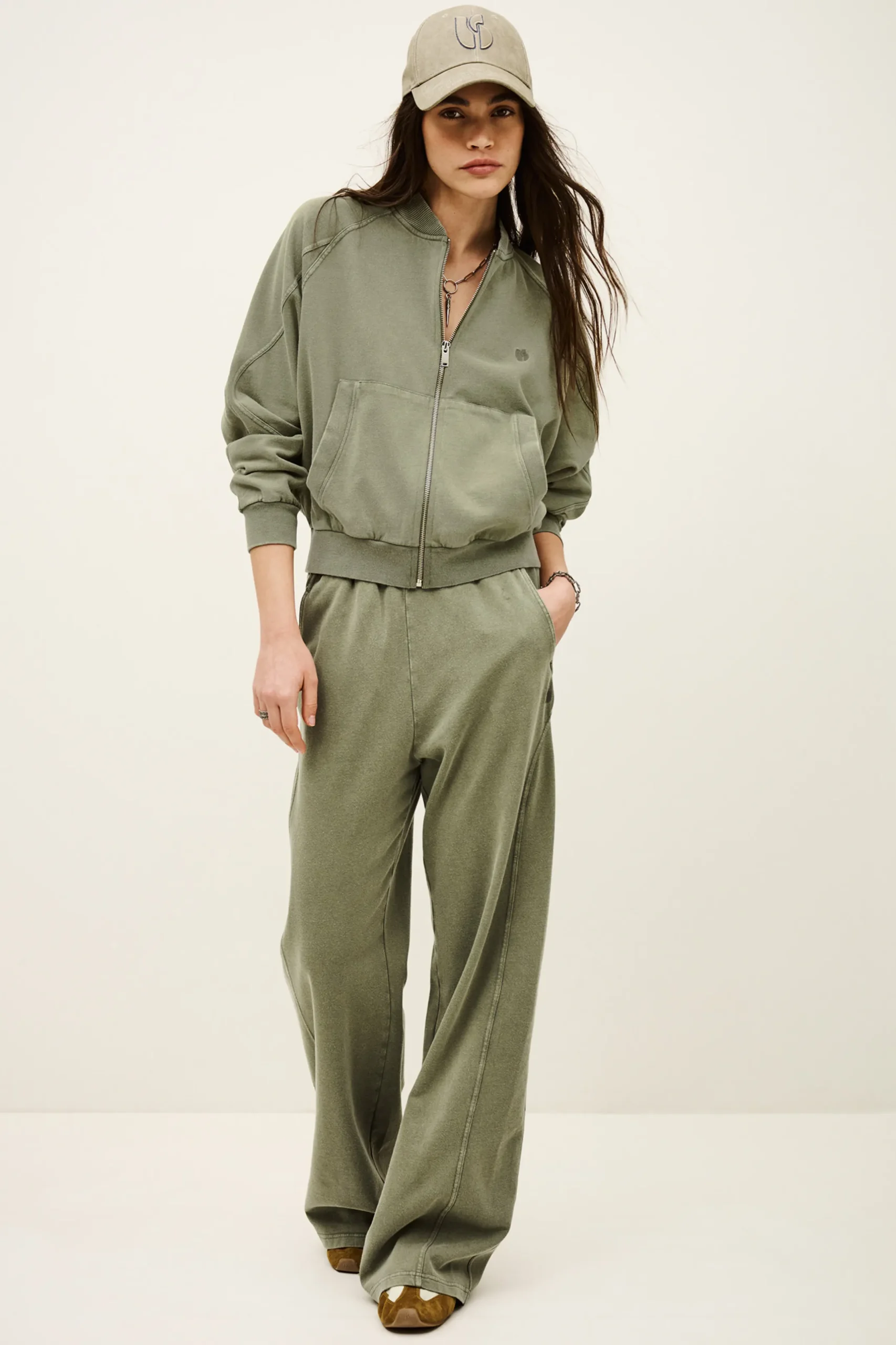 KIRA sweatshirt zippé coton