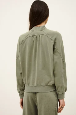 KIRA sweatshirt zippé coton