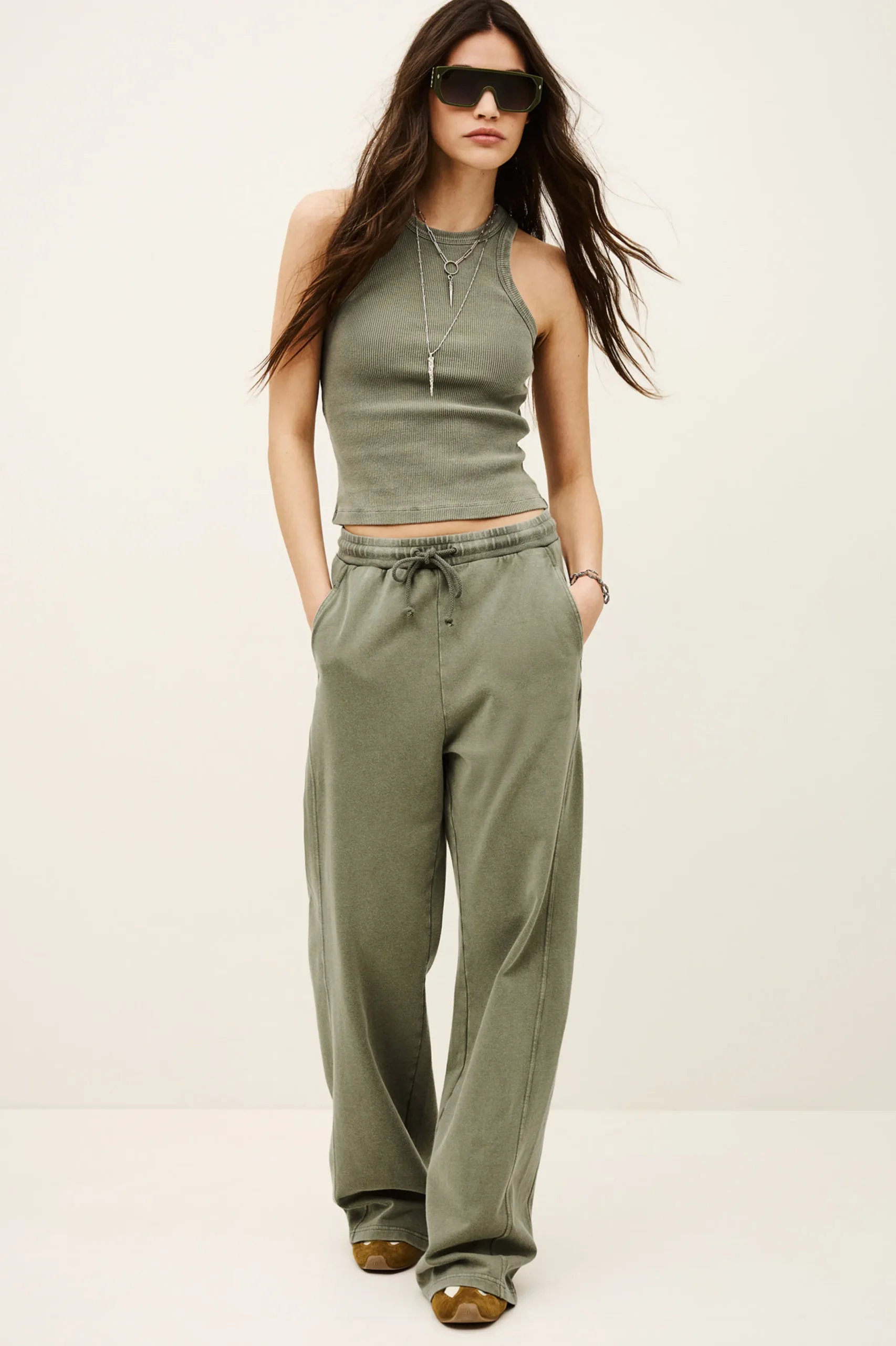 KOKO pantalon large coton