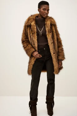 LESTOR manteau fausse fourrure