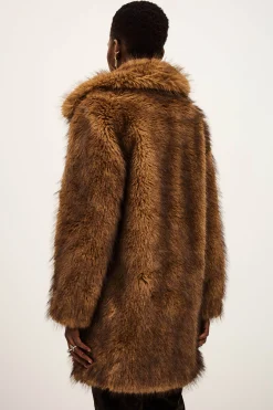 LESTOR manteau fausse fourrure