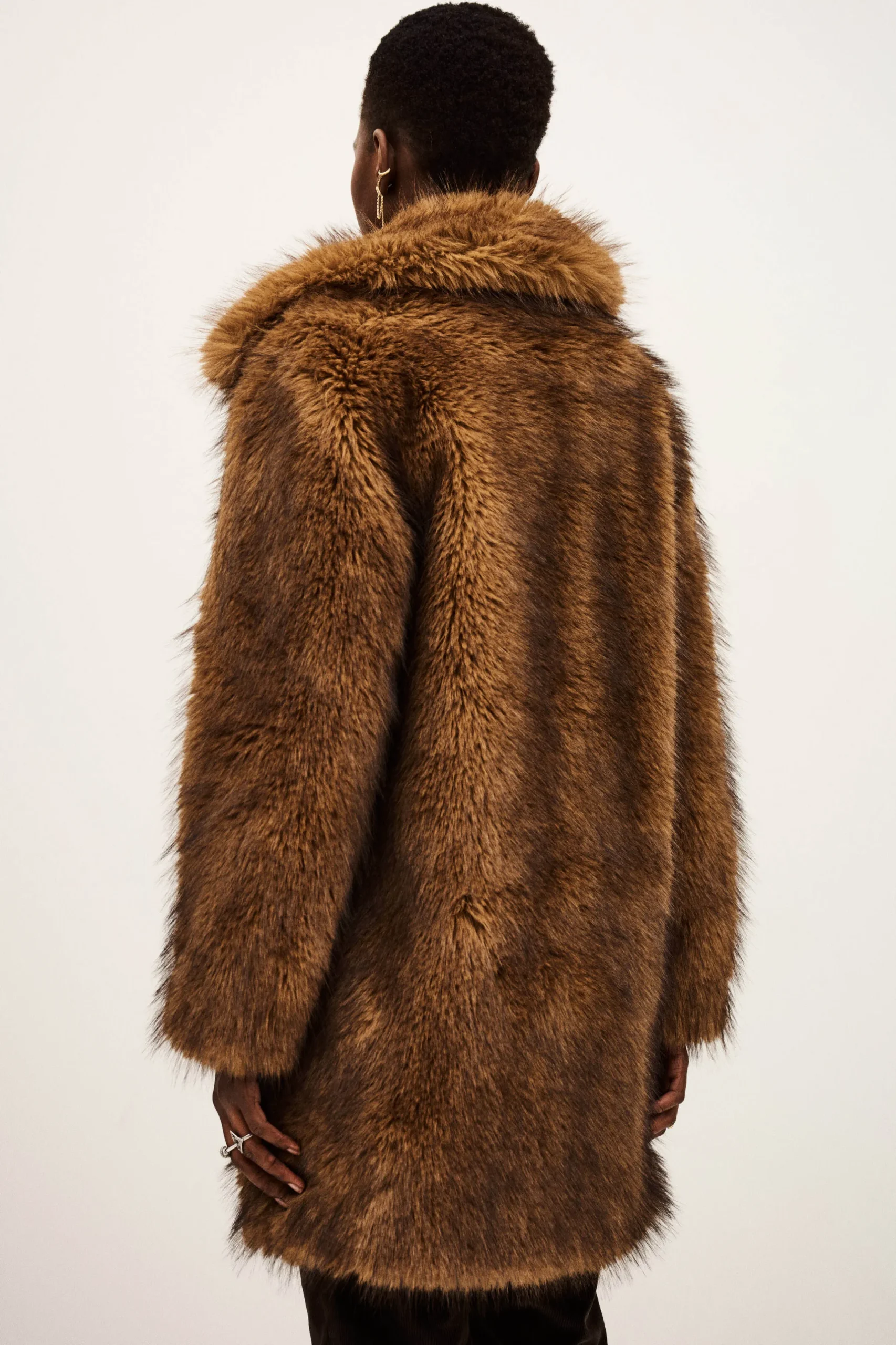 LESTOR manteau fausse fourrure