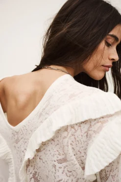 LUCAS pull oversized dentelle
