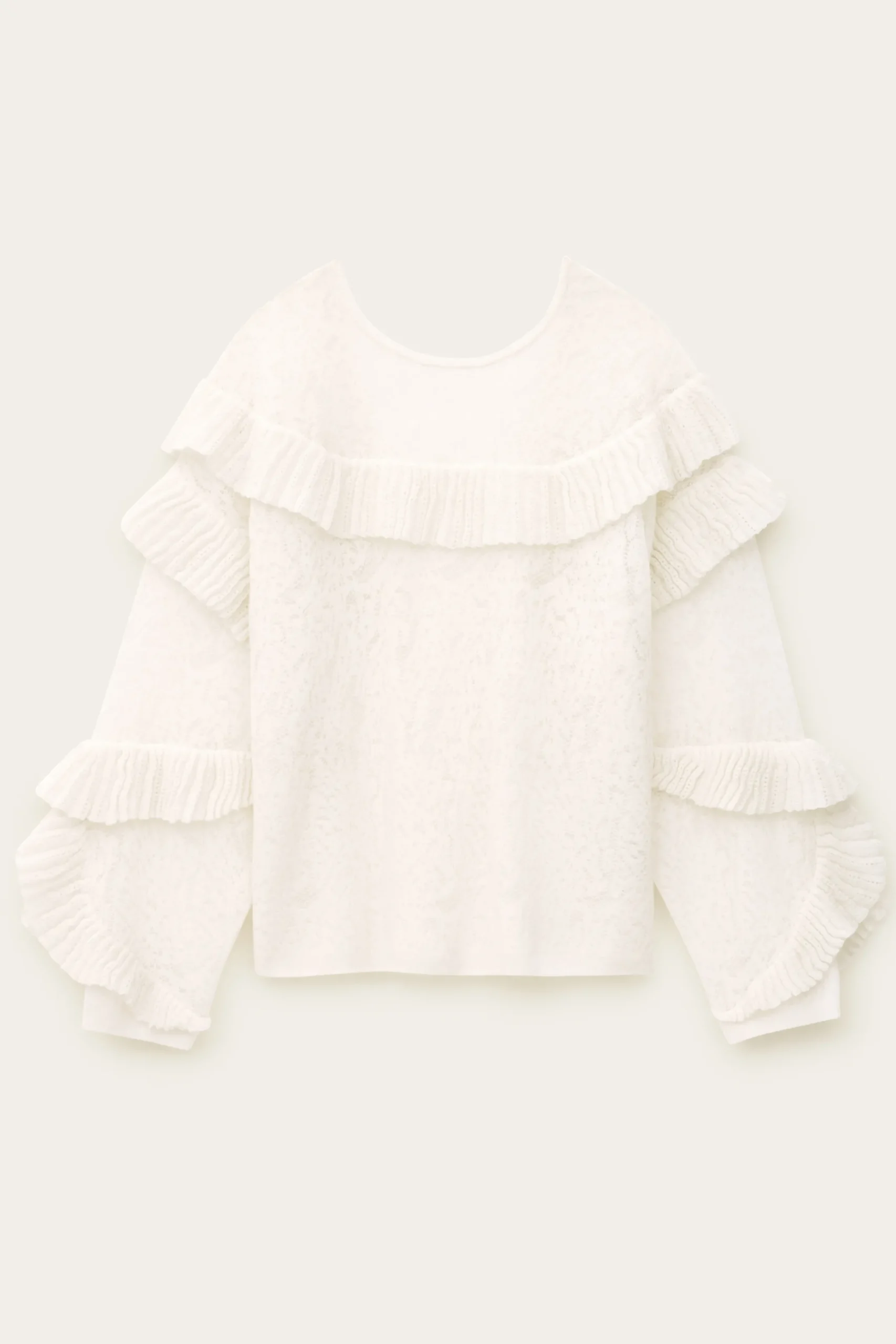 LUCAS pull oversized dentelle