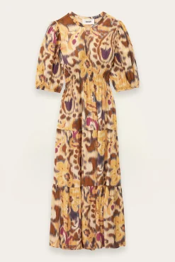 MADELIA robe midi imprimée