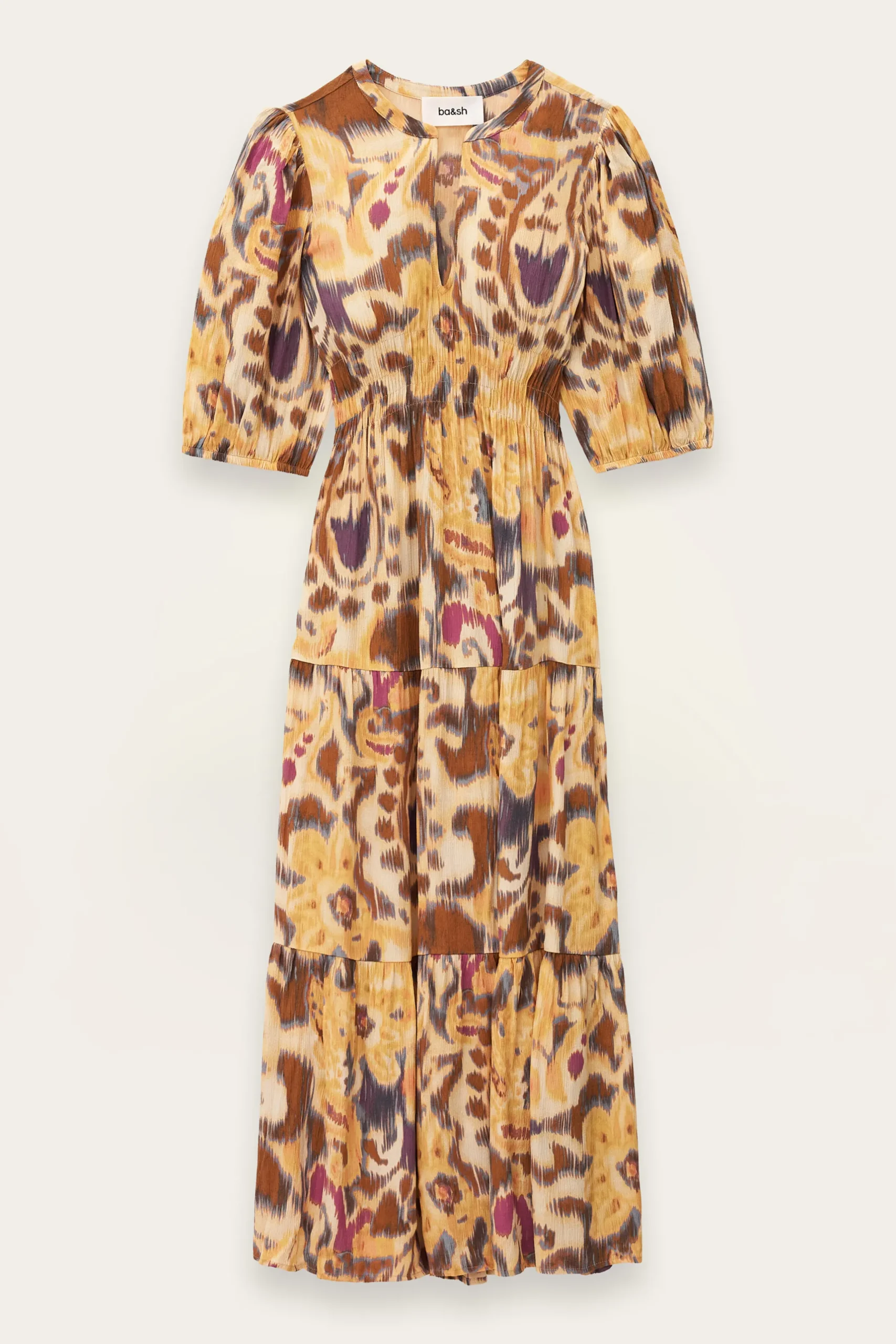 MADELIA robe midi imprimée