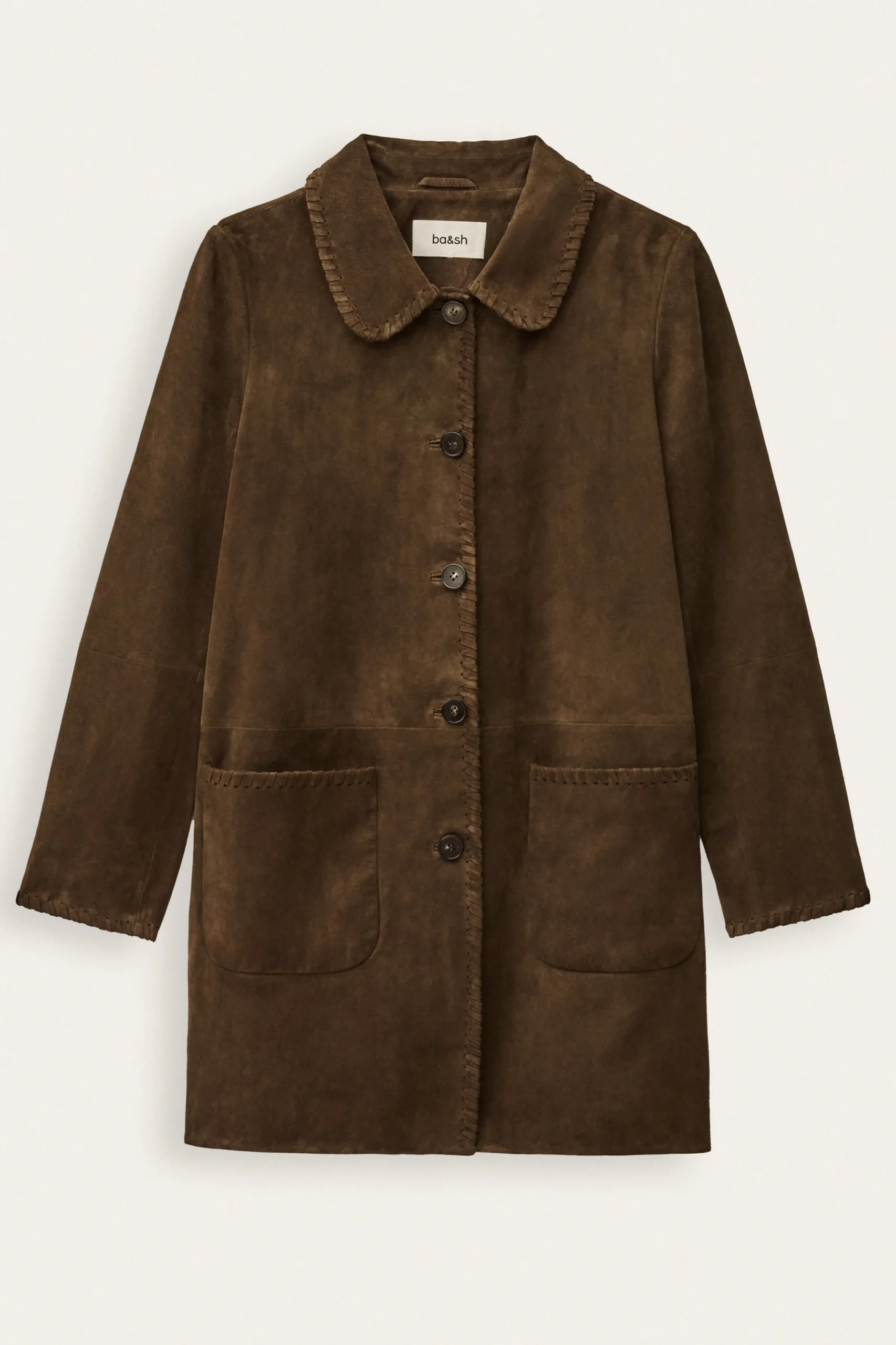 MAENA manteau daim long
