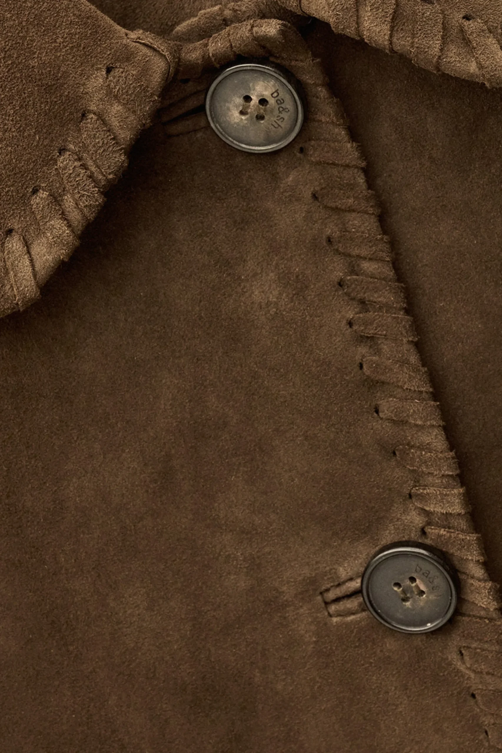 MAENA manteau daim long