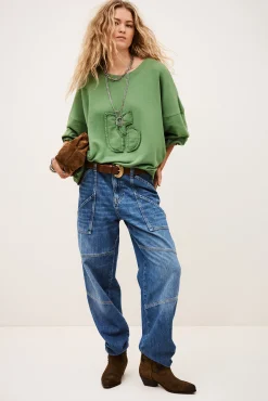 MAIA sweat-shirt loose confortable