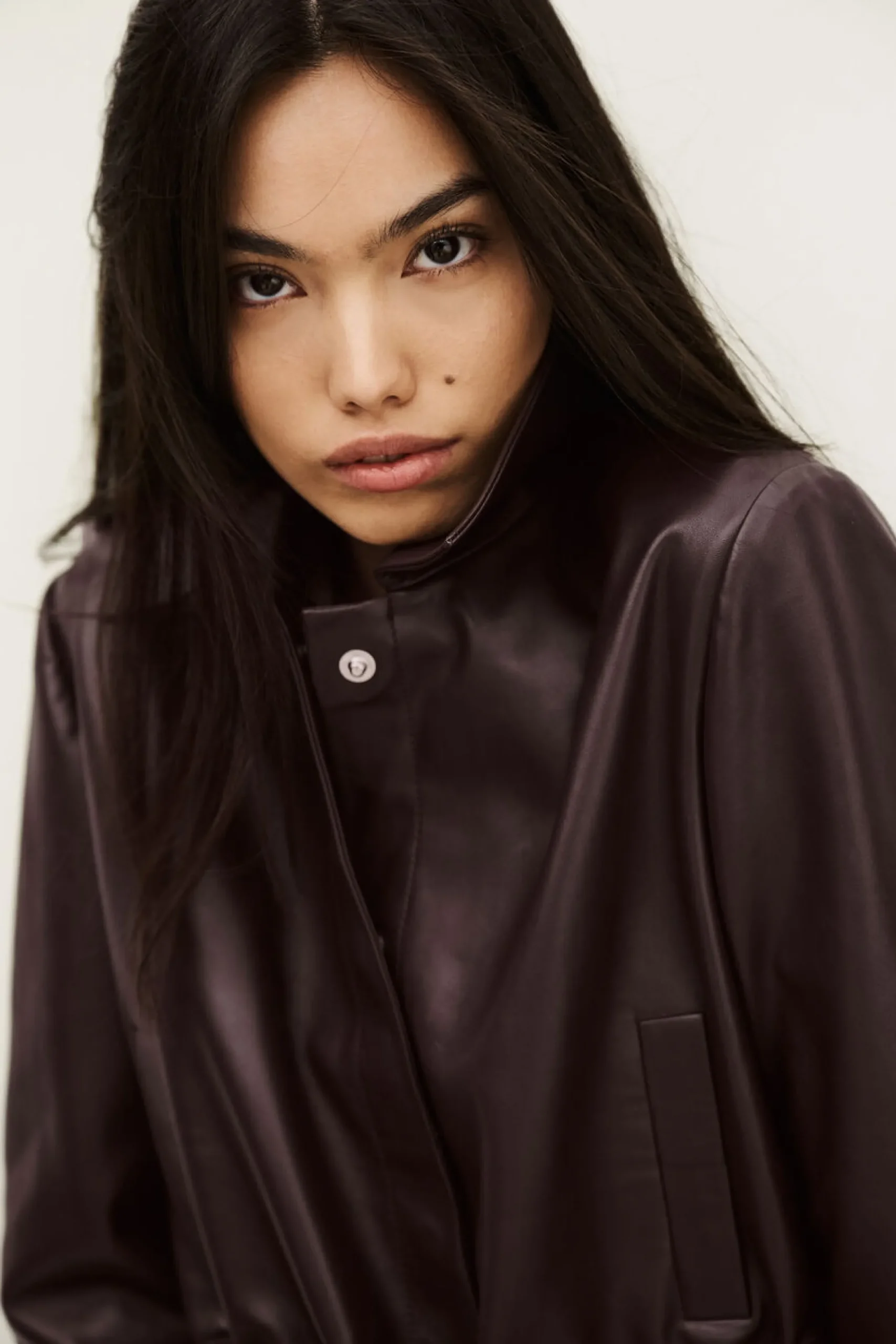 MANITA veste courte cuir