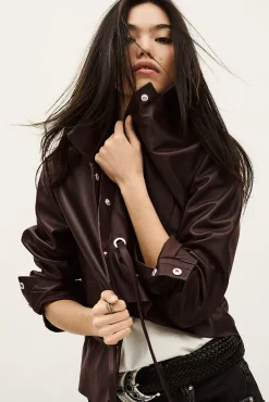 MANITA veste courte cuir