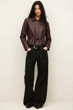 MANITA veste courte cuir
