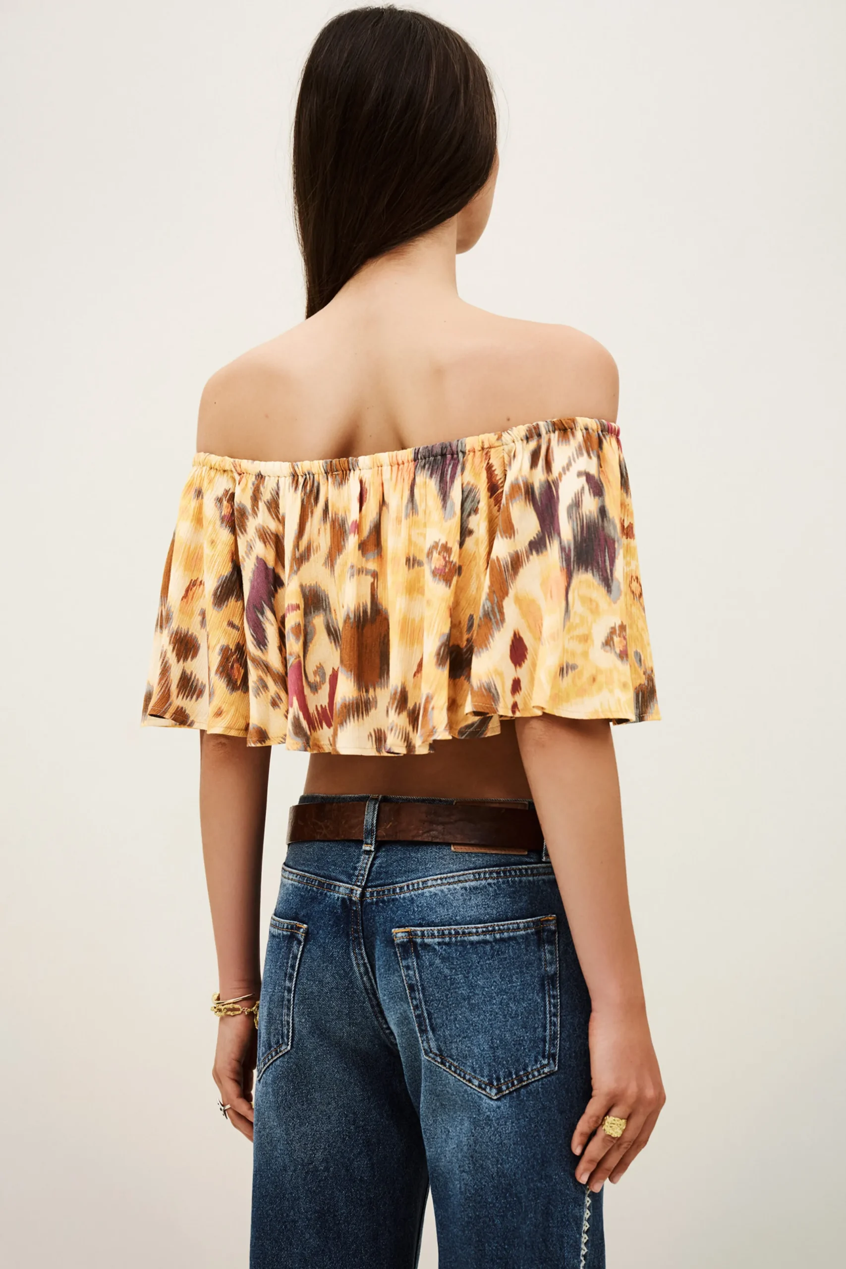MANTHEA top bustier volants