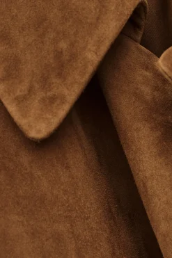 MATTE manteau long cuir