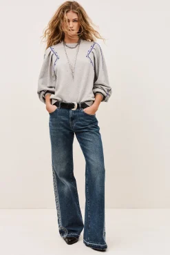 MESTA sweat brodé