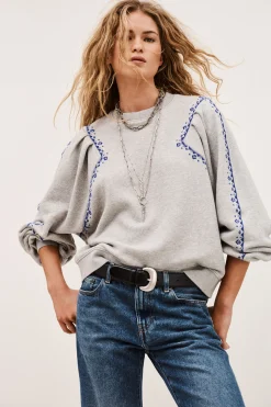 MESTA sweat brodé