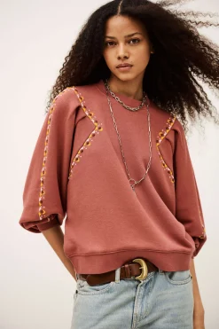 MESTA sweat brodé
