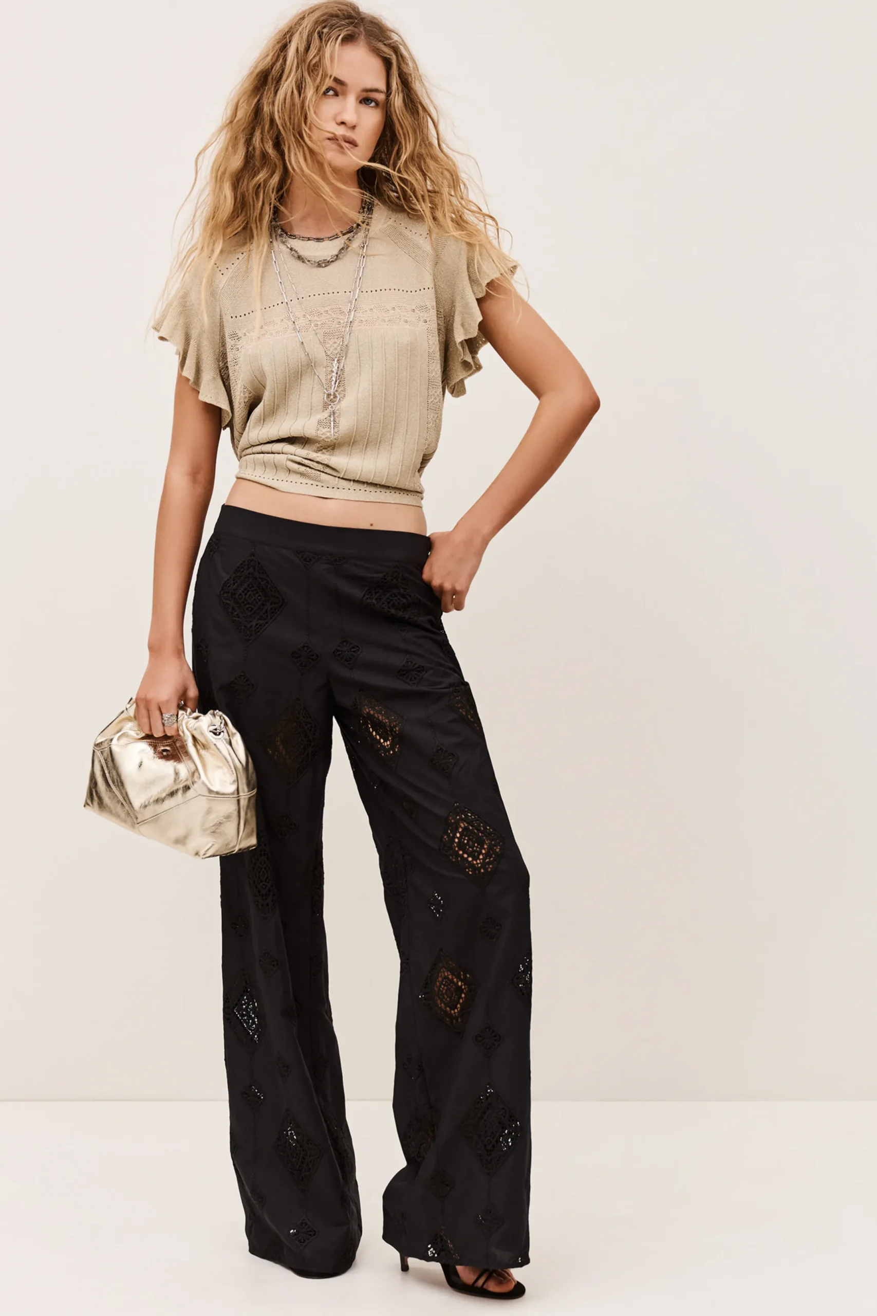 MIKE pantalon large