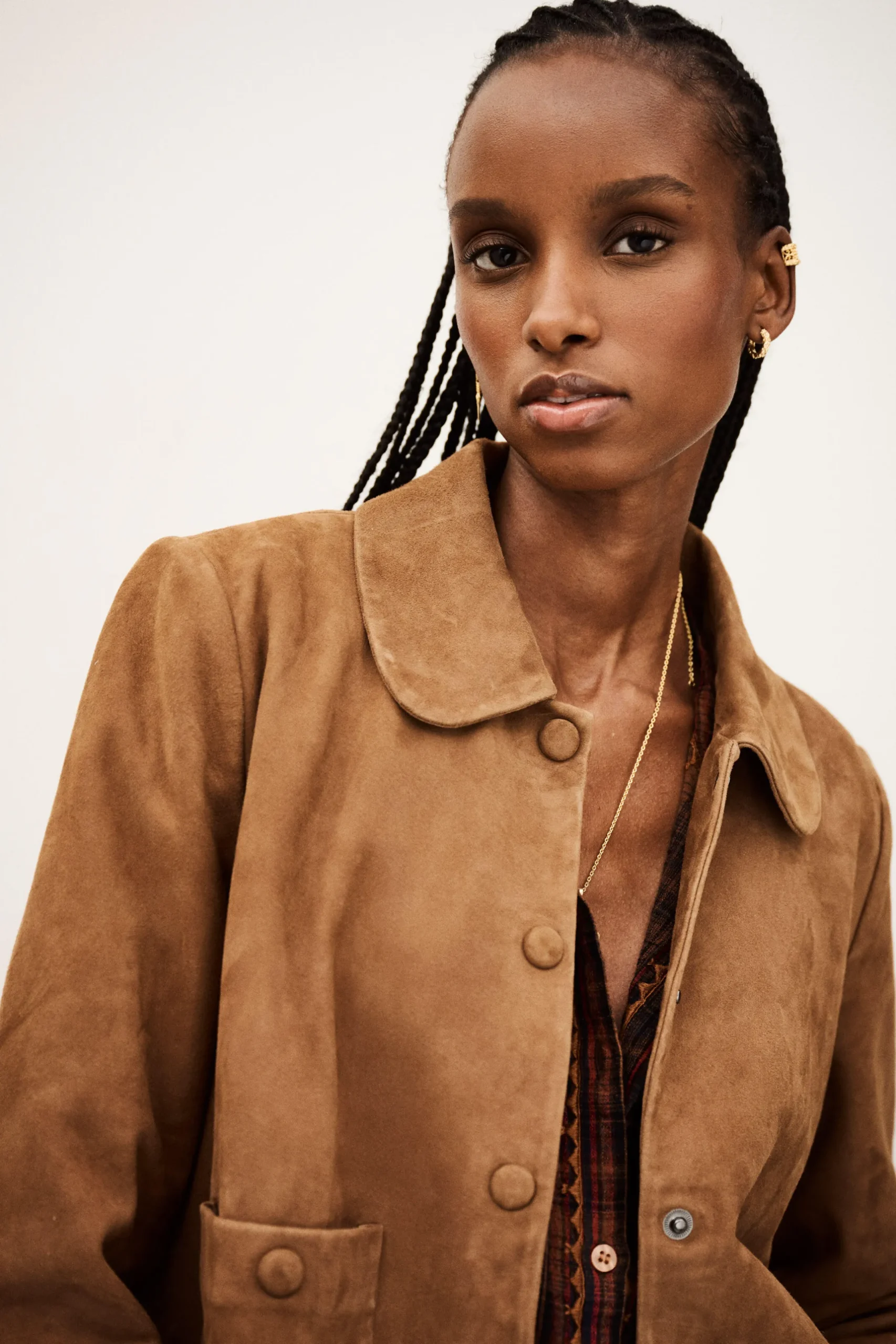 MILAS veste coupe droite