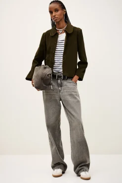 MILAS veste coupe droite