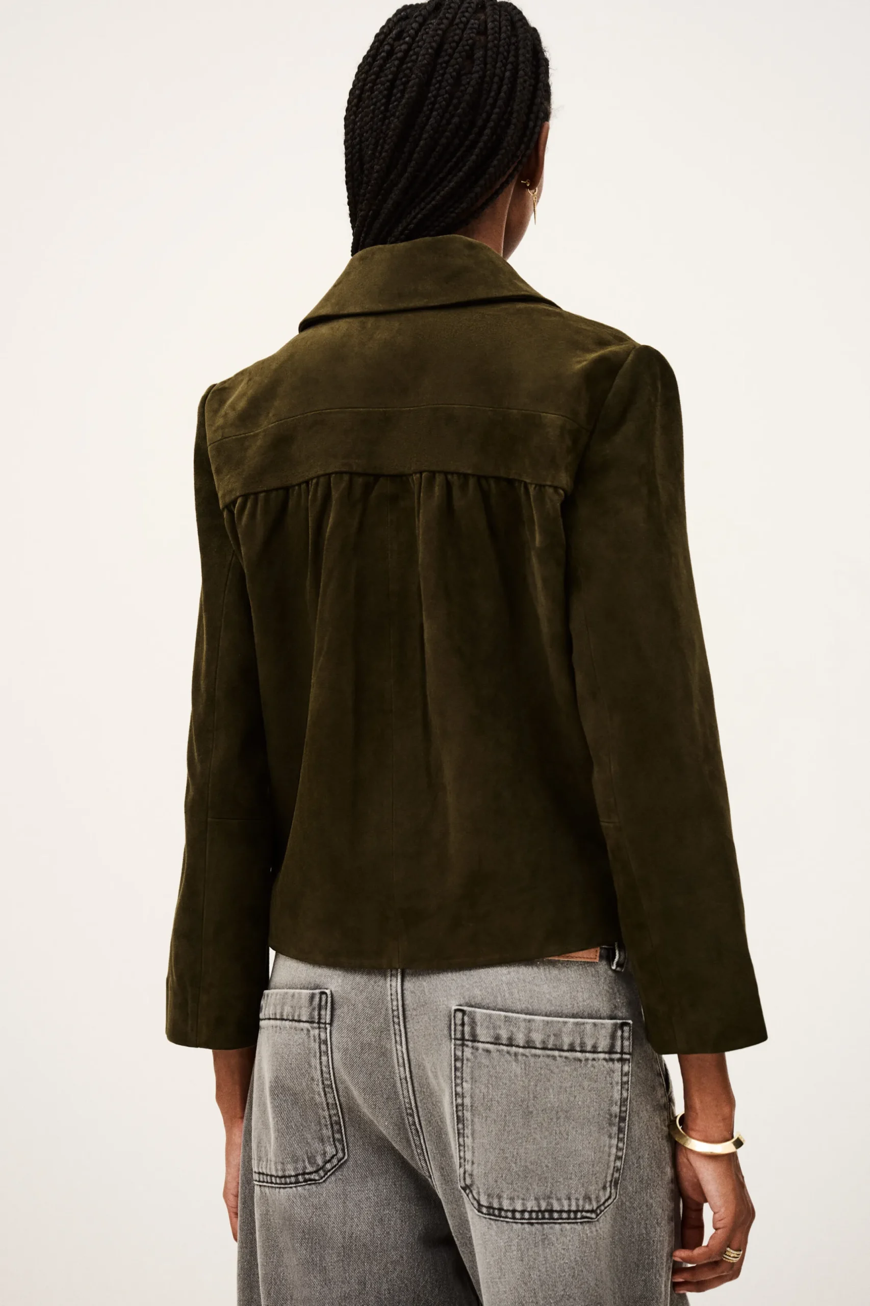 MILAS veste coupe droite