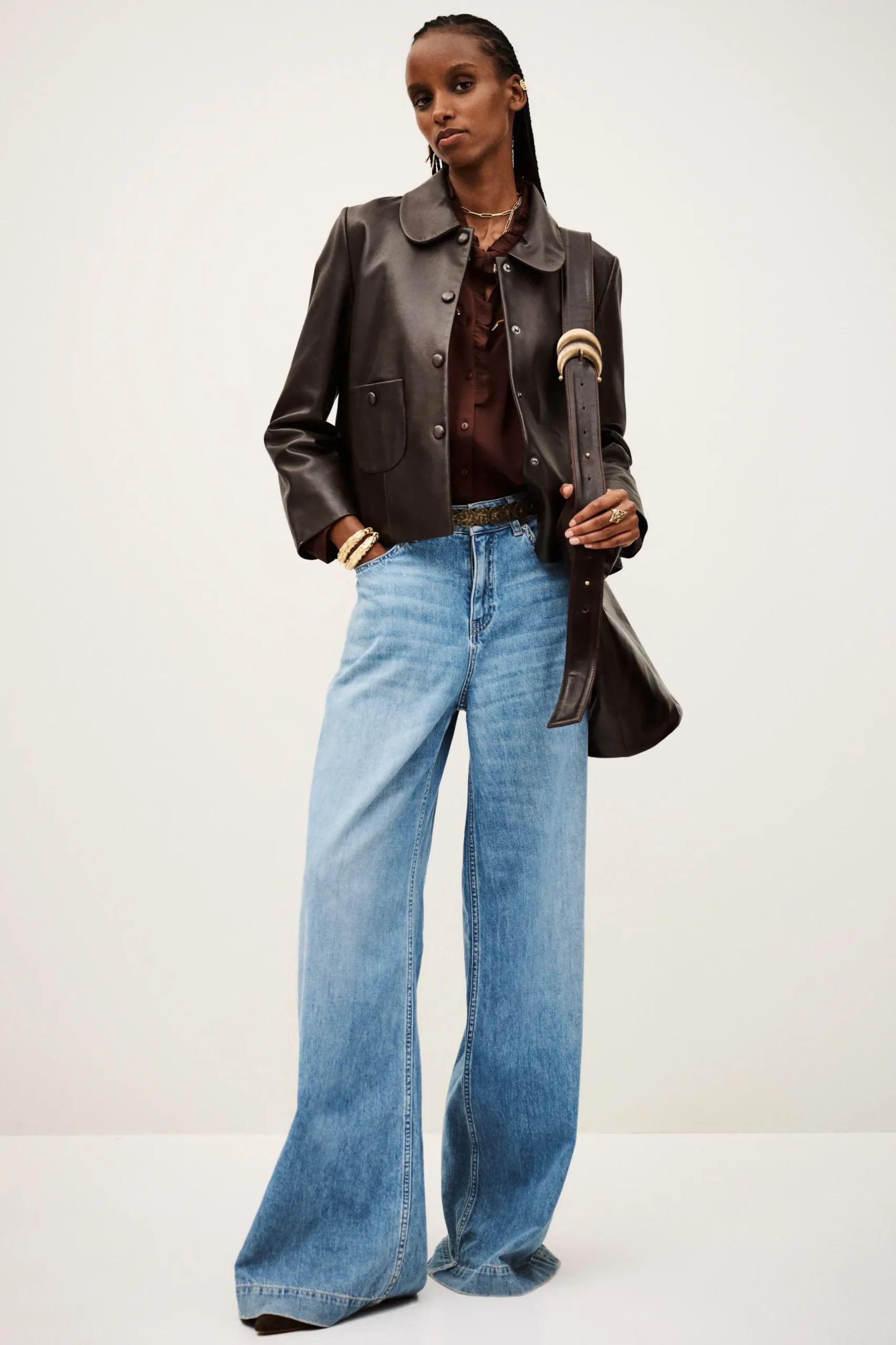 MILOS veste col claudine