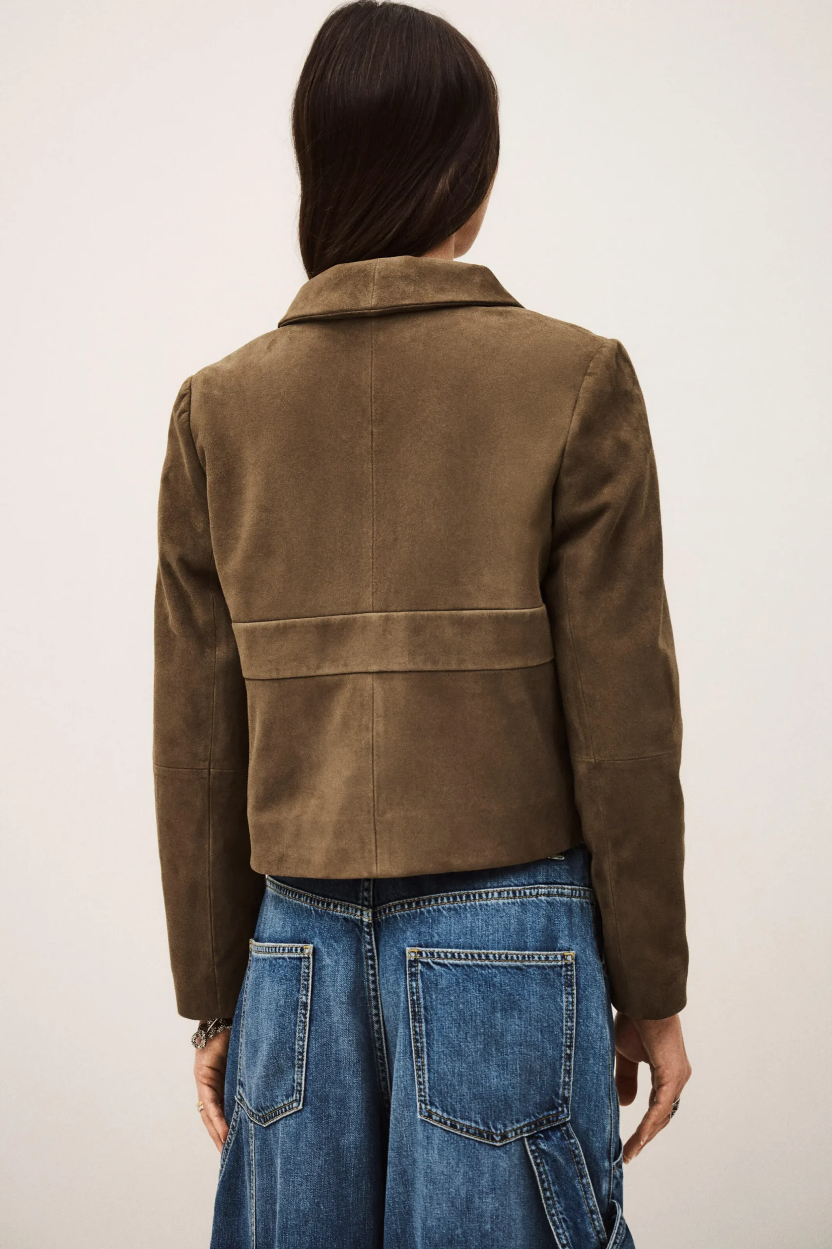 MORFEO veste cuir velours