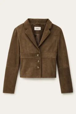 MORFEO veste cuir velours