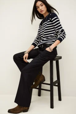 NIVES pantalon bootcut laine