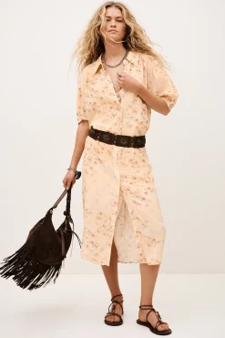 NORMA robe chemise midi